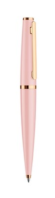 Design 06 Ballpoint pen, pink shiny, fittings roségold plated