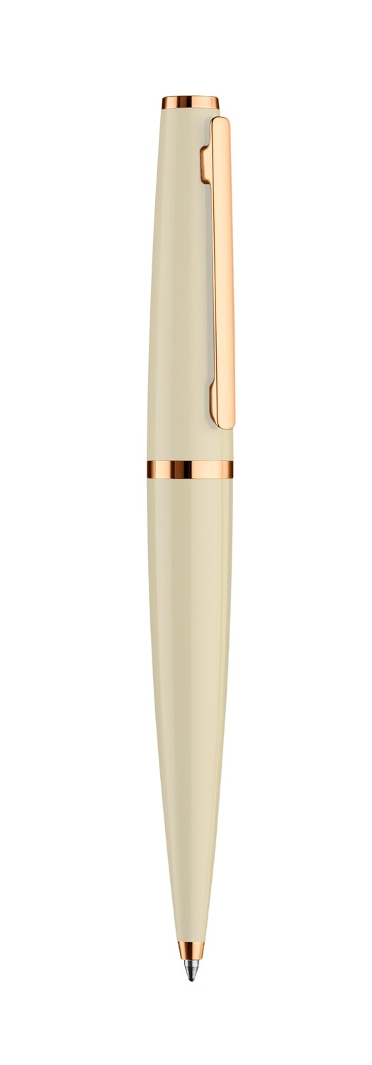 Design 06 Ballpoint pen, cashmere shiny, fittings roségold plated