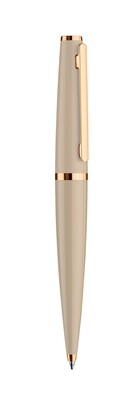 Design 06 Ballpoint pen, sand shiny, fittings roségold plated
