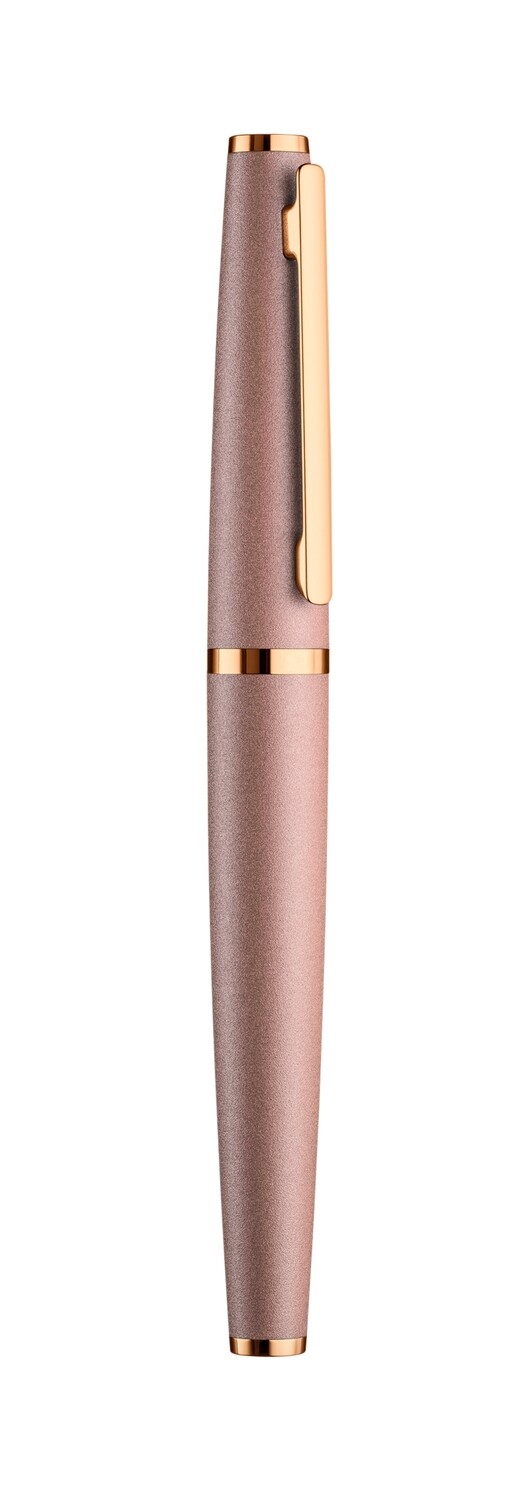 Design 06 Fountain pen M, seashell pink matt, fittings rosegold plated