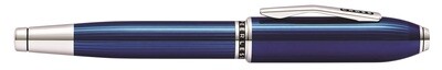 Peerless Translucent Quartz Blue Rollerball Pen