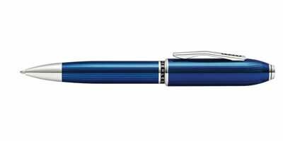 Peerless Translucent Quartz Blue Ballpoint Pen