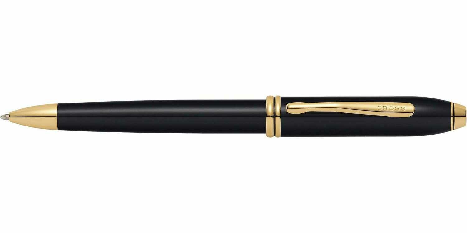 Cross Townsend Black Laquer Selectip Ballpoint Pen