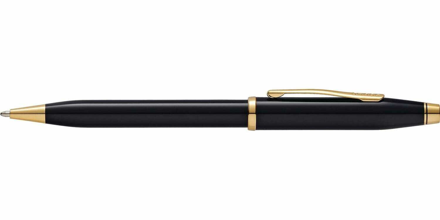 Cross Century II Black Lacquer Ballpoint Pen