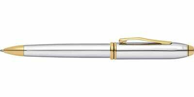 Cross Townsend MEDALIST® Chrome with 23 Karat Gold Plated Appointments Ballpoint Pen