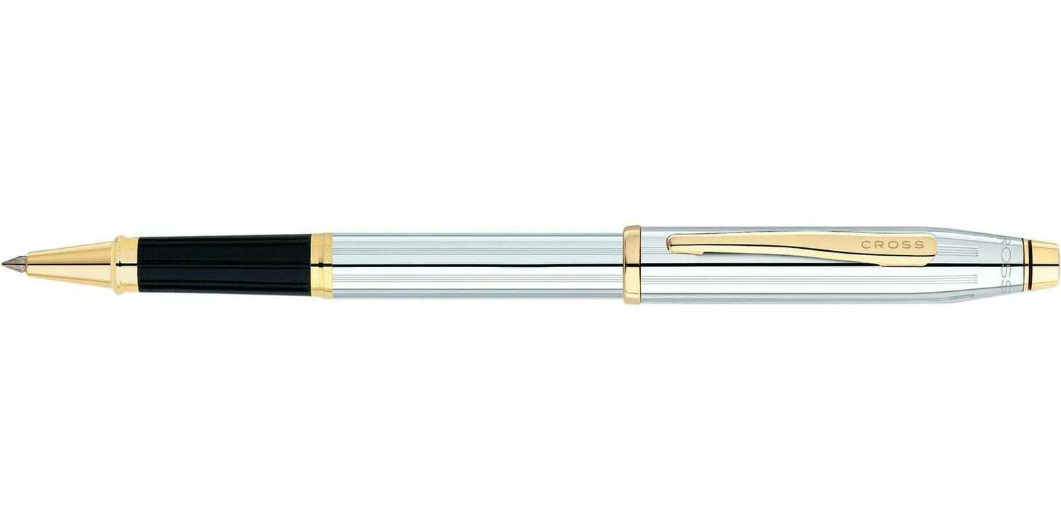 Cross Century II MEDALIST®  Chrome with 23 Karat Gold Plated Appointments  Rollerball Pen
