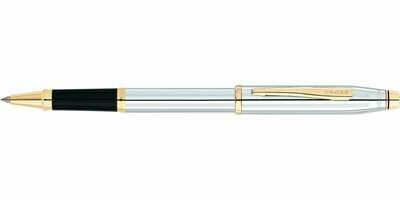 Cross Century II MEDALIST® Chrome with 23 Karat Gold Plated Appointments Rollerball Pen