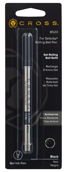 Selectip Gel Rollerball Pen Refill - Black – Single Pack