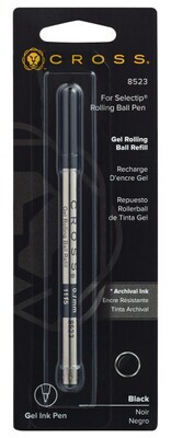 Selectip Gel Rollerball Pen Refill - Black – Single Pack