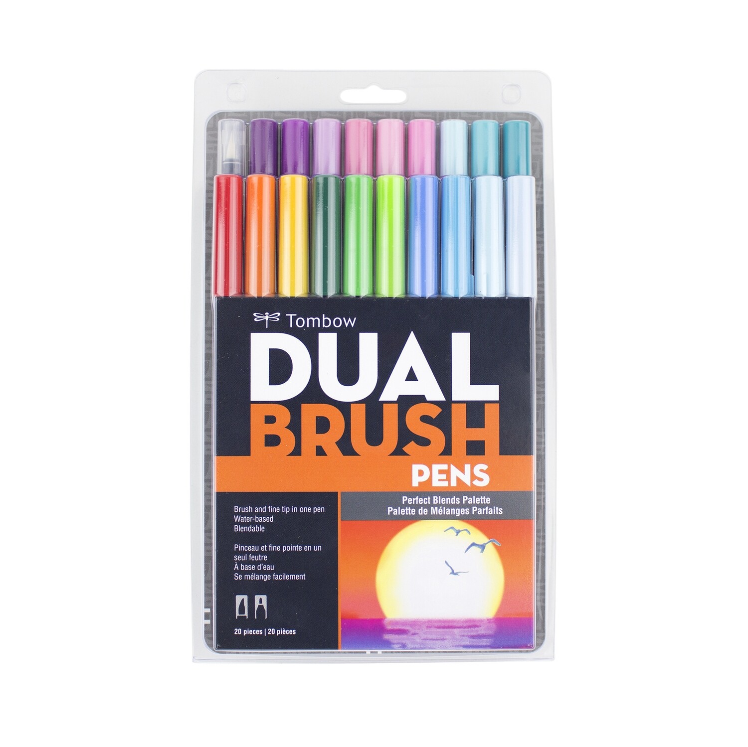 AB-T Water Brush Pen -  20 Basic Color Set
