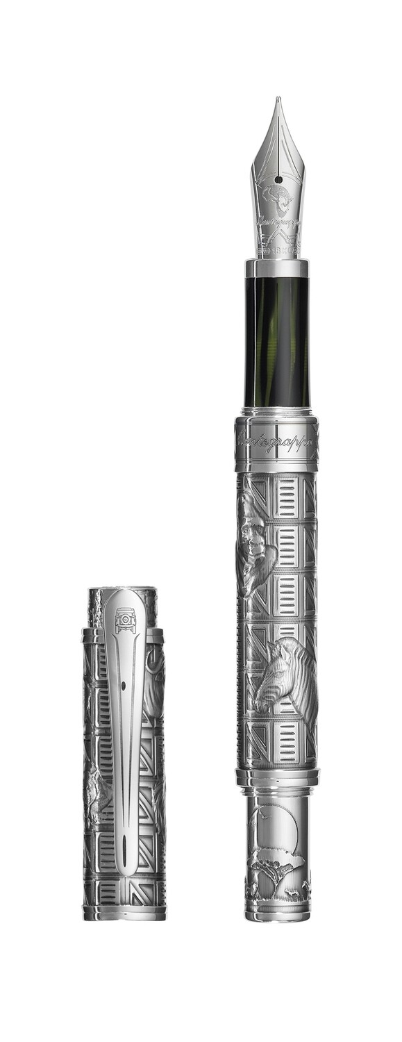 Hemingway : The Adventurer Fountain Pen, Broad, 18k Gold Nib