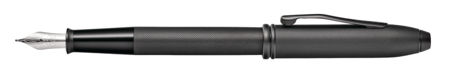 Cross Townsend  Black PVD Micro-knurl Fountain Pen
