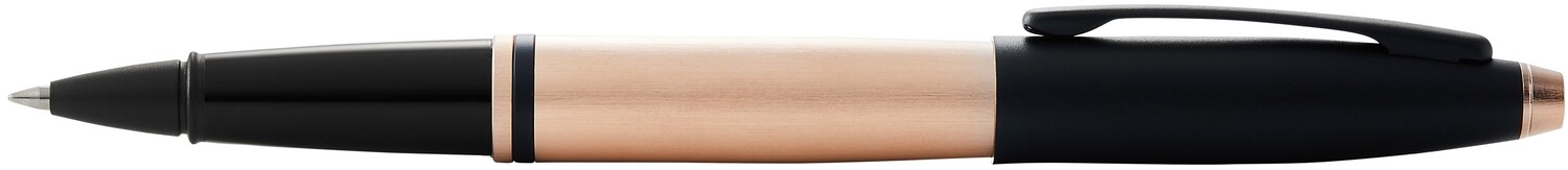 Cross Calais Rose Gold Barrel / Black Cap Rollerball Pen