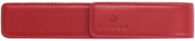Crimson Leather Single Pen Pouch
