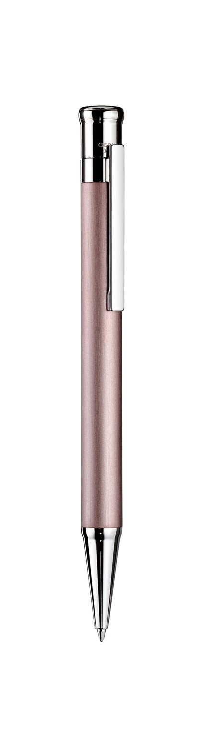 Design 04  Ballpoint Pen - Pearlpink matte  with platinum plated