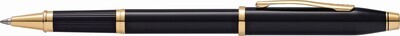 Cross  CENTURY II Rollerball Pen - СОЁМБО Black lacquer/ 23K Gold-plated