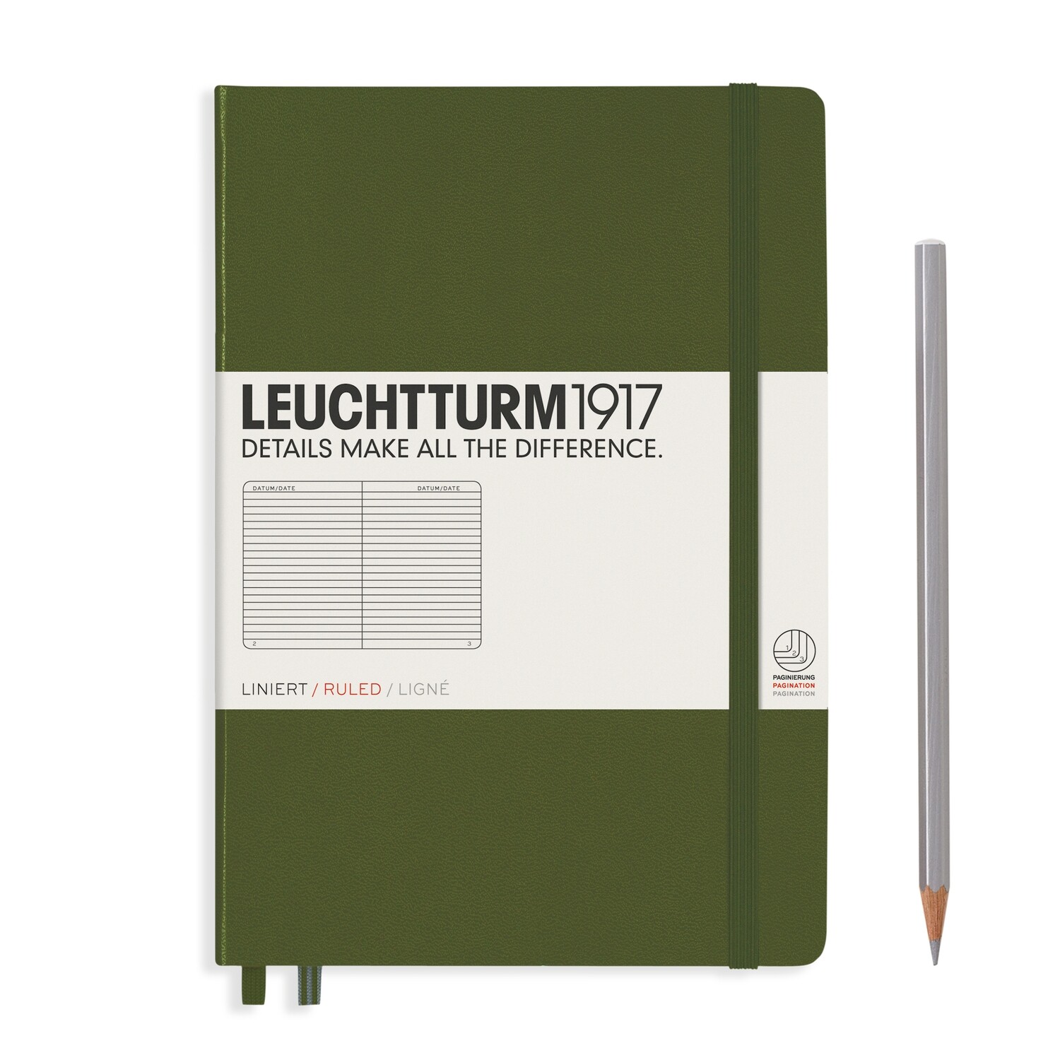 Army, Medium (A5), 251 pages, ruled