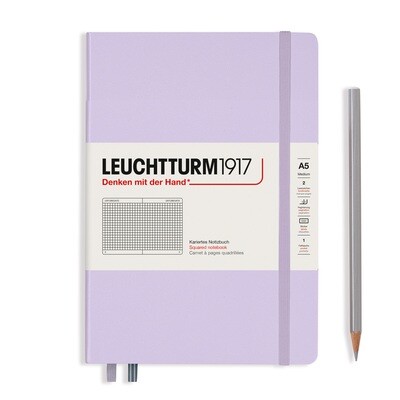Lilac, Medium (A5), 251 pages, squared