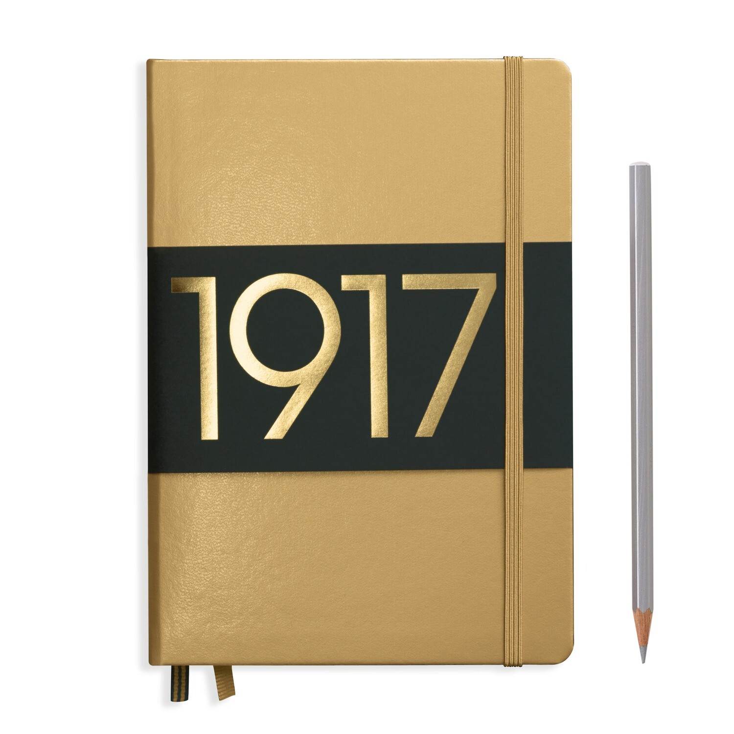 Gold, Medium (A5), 251 pages, ruled
