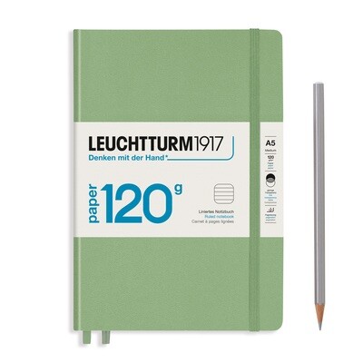 Sage, 120G Edition notebook, Medium (A5), 203 pages