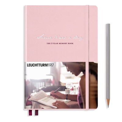 Powder, Some Lines A Day, 5-Year-Book, Medium (A5), 80 g/m² paper
