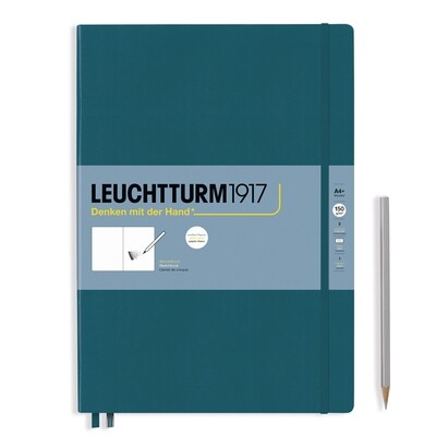 Pacific Green, Sketchbook Master (A4+), 112 pages, 150g/m² paper, plain
