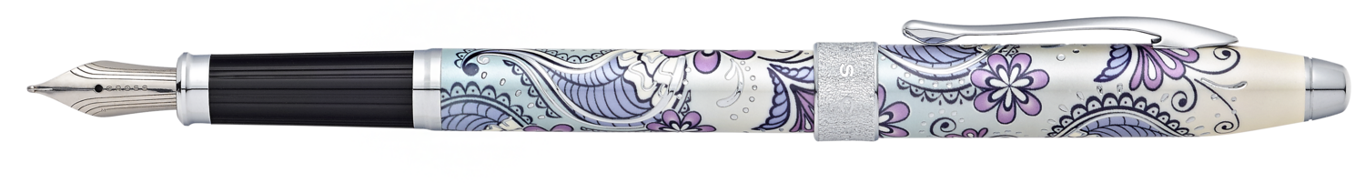 Cross Purple Orchid Fountain Pen - Medium Stainless Steel Nib