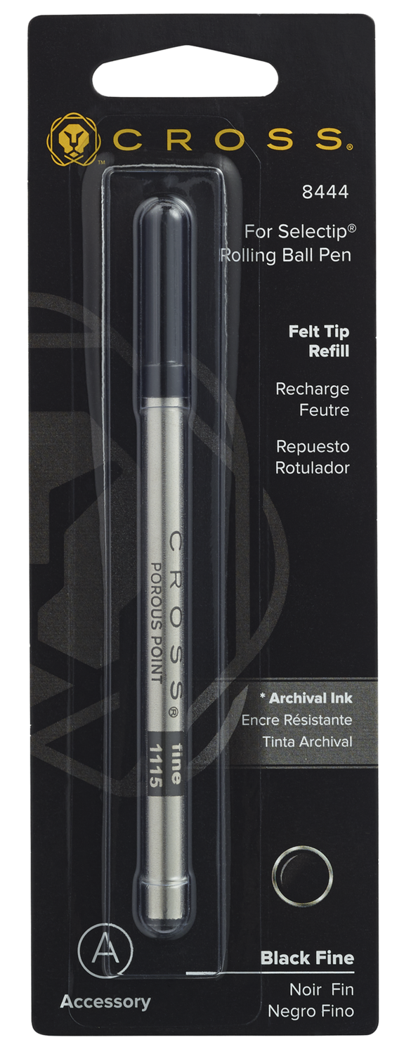 Selectip Porous-Point Pen Refill - Black - Fine - Single Pack