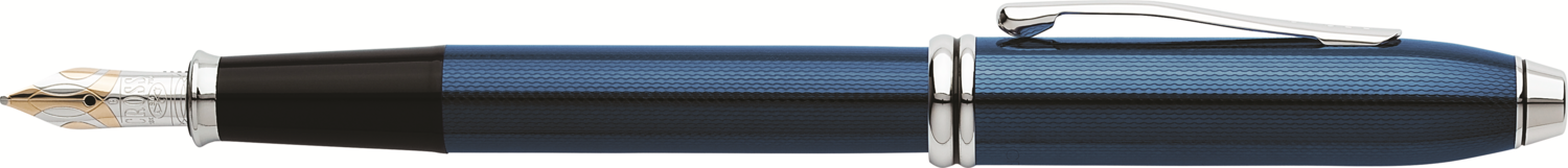 Townsend® Quartz Blue Lacquer Fountain Pen