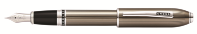 Peerless Translucent Titanium Gray Fountain Pen