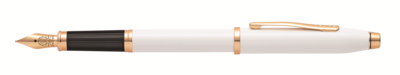 Century II Pearlescent White Lacquer Fountain Pen