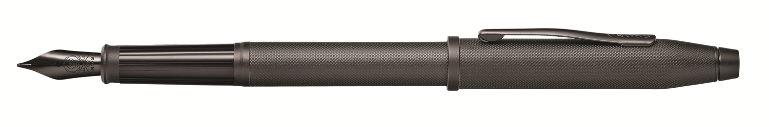 Century II Black Micro-knurl Fountain Pen