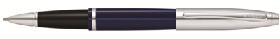 Chrome/ Blue Rollingball Pen