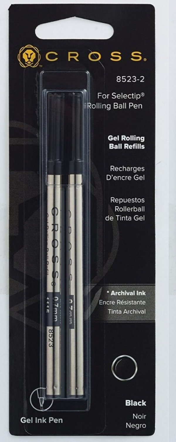 SelectipBlack - Dual Pack Gel Rolling Bal Refill