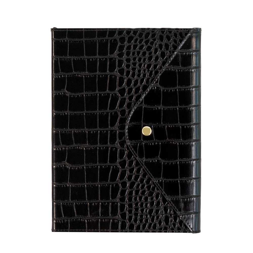 MAJOIE notebook DIN A5 croc black
