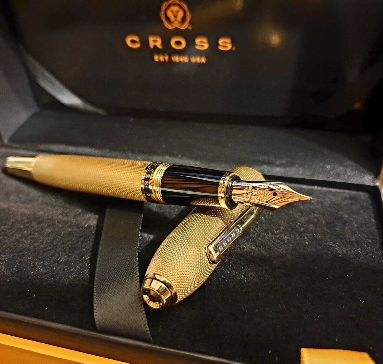 Peerless 125 23KT Gold Plated Fountain Pen