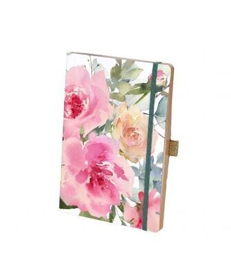 Notebook A5 watercolour roses