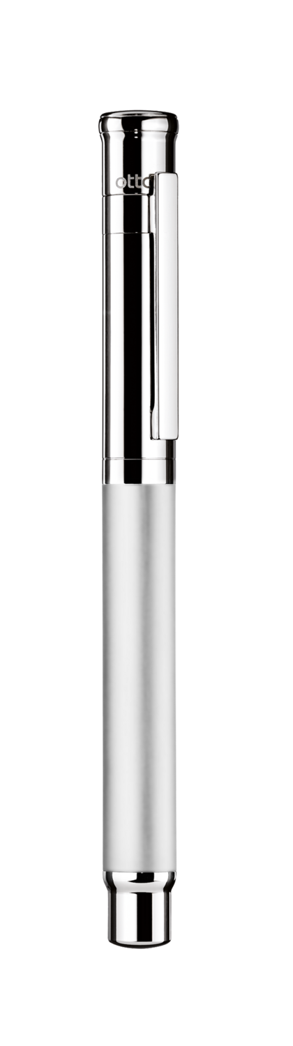 Design 04 Fountain Pen - &quot;Platin gray, Barrel  platin plated matte, parts platinated shiny&quot;