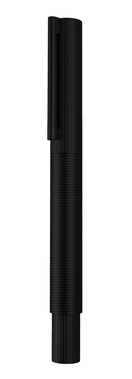Otto Hutt Design 08 Үзгэн бал Barrel and cap brass matte PVD plated, grip matte PVD coated