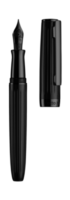 Otto Hutt Design 07 Үзэг/ Barrel and cap, PVD black matt, fittings PVD shiny