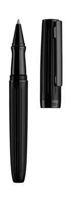 Otto Hutt Design 07 Үзгэн бал-Barrel and cap, PVD black matt, fittings PVD shiny
