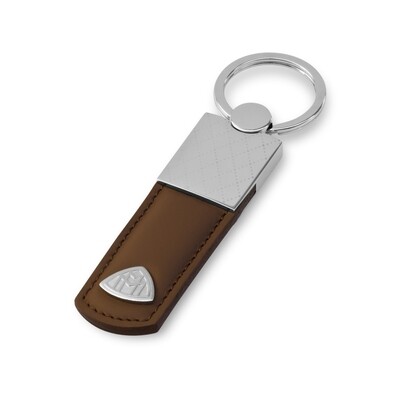 The Moment I Keyring rectangle saddlebrown/espressobrown