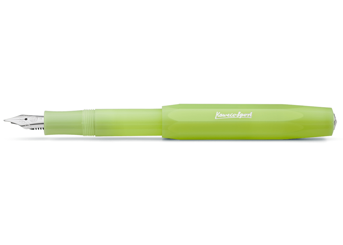 Kaweco FROSTED SPORT Fountain Pen Fine Lime