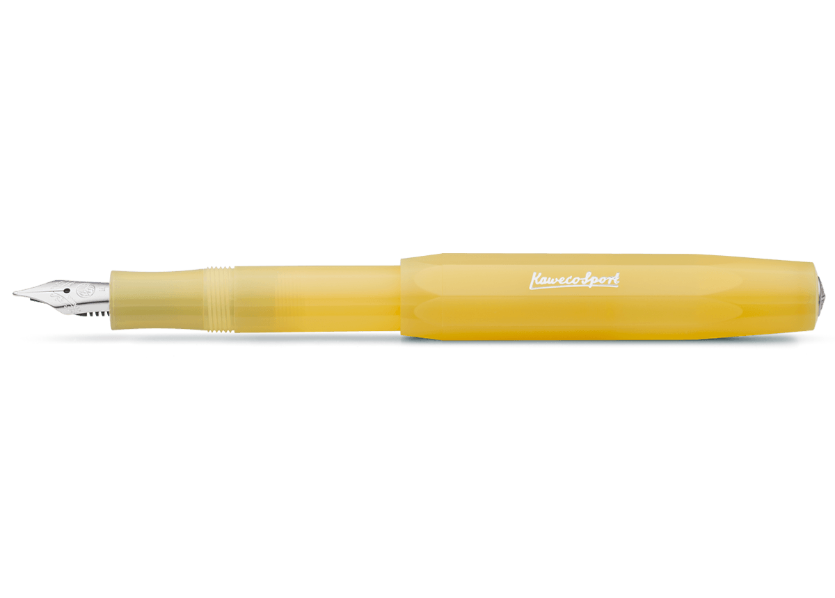 Kaweco FROSTED SPORT Fountain Pen Sweet Banana