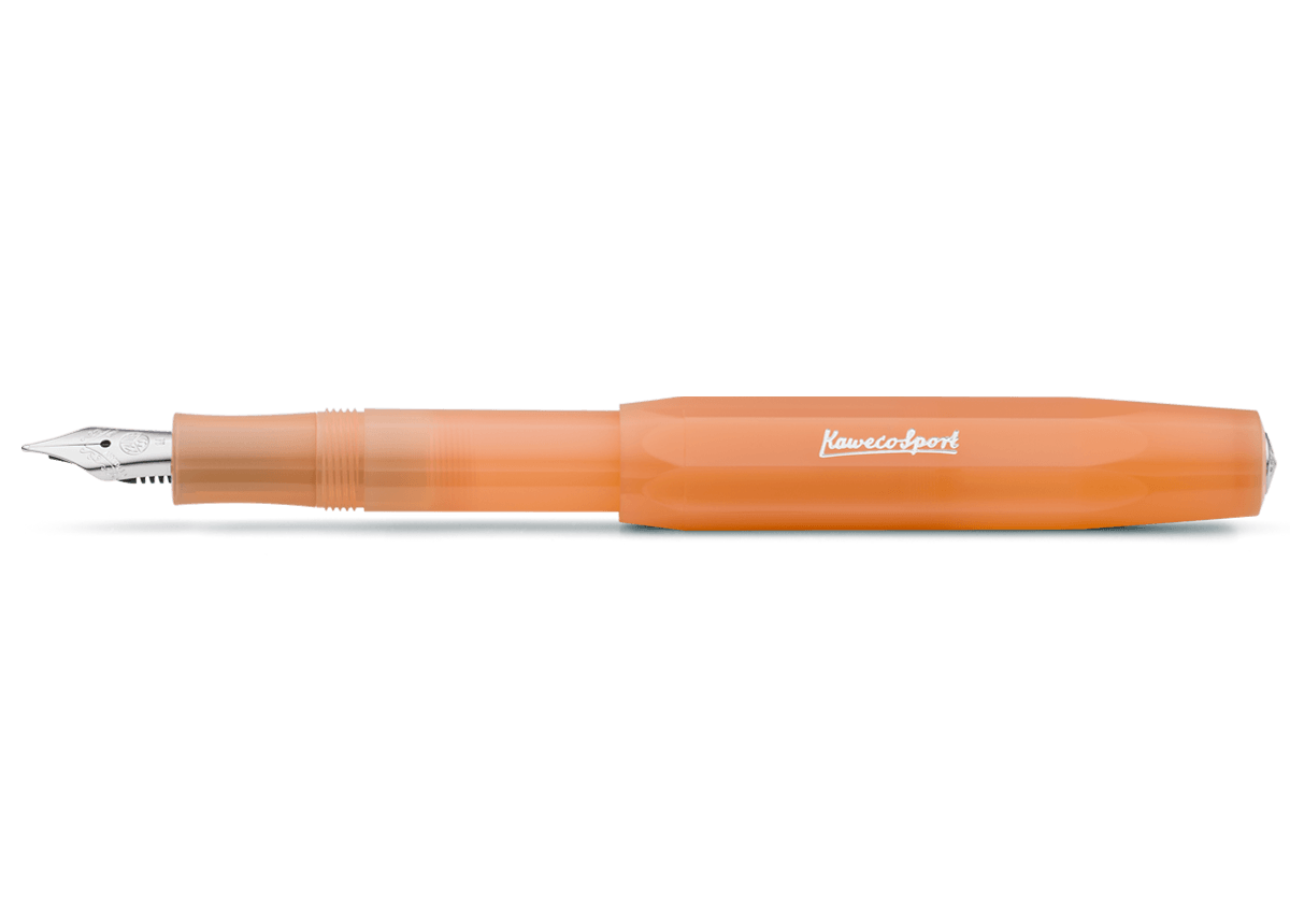Kaweco FROSTED SPORT Fountain Pen Soft Mandarine