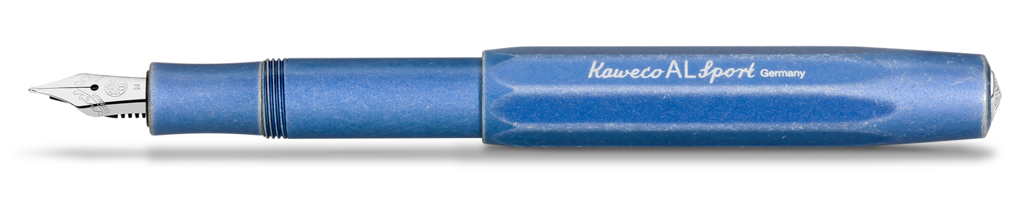 Kaweco AL SPORT Stonewashed Fountain Pen Blue, Хошууны хэмжээ: Нарийн- 0.7мм