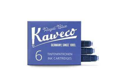 Kaweco Ink Cartridges 6 Pieces Royal Blue