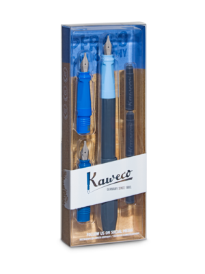 Kaweco Perkeo Calligraphy Set Blue