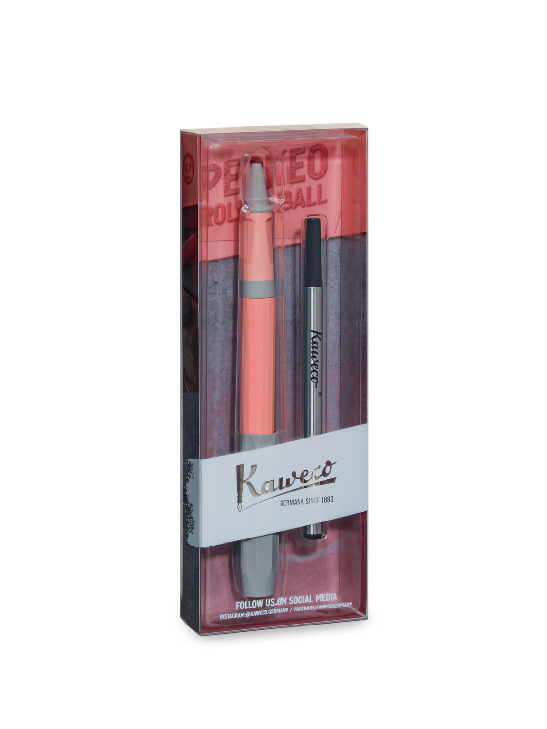 Kaweco PERKEO Roller Ball Pack Peony Blossom 0.7 mm