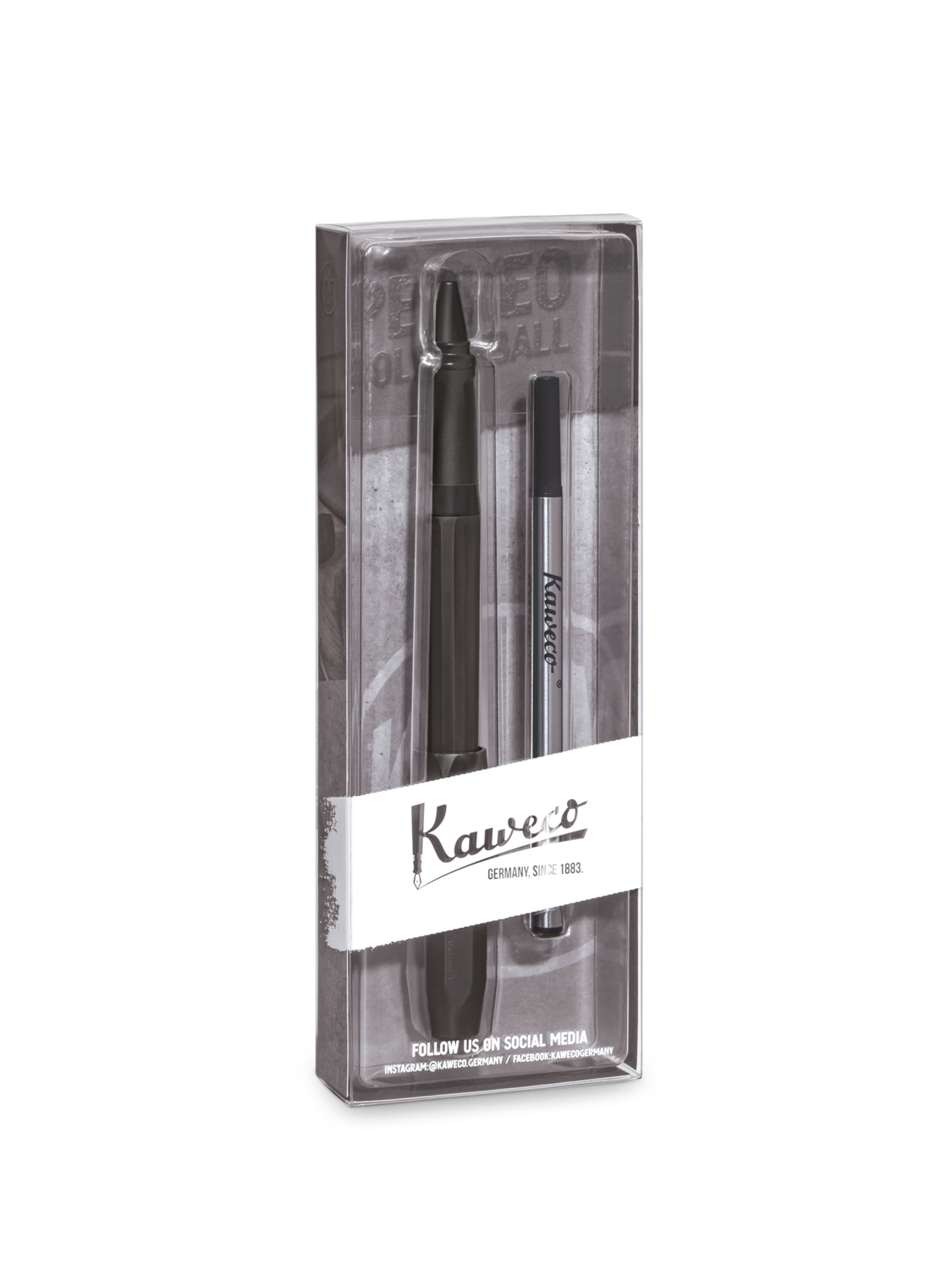 Kaweco PERKEO Roller Ball Pack All Black 0.7 mm